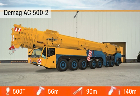 Demag AC 500 2specyfikacja