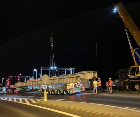 Wolbrom - demontaż wiaduktu