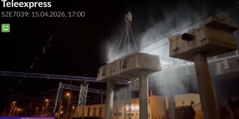 Dźwig Sołtys w Telexpreessie