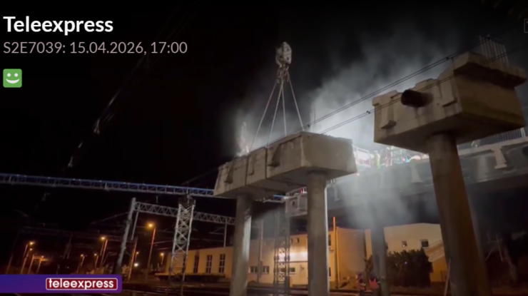 Dźwig Sołtys w Telexpreessie